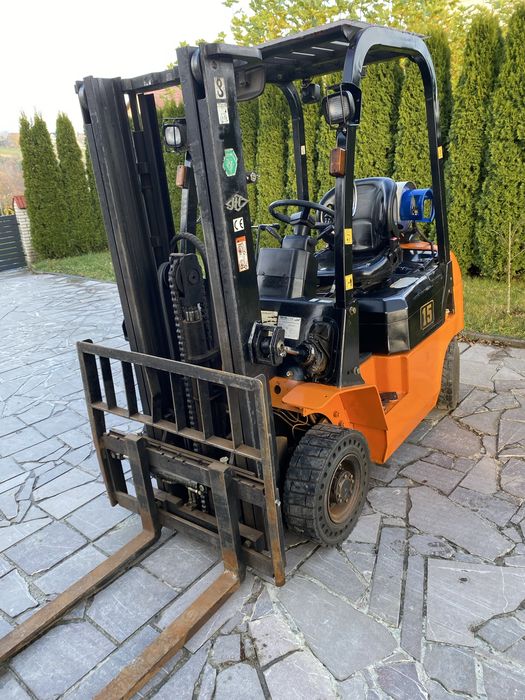 Wozek widlowy Hangcha 15. 1,5tony 2010r. Ważne UDT