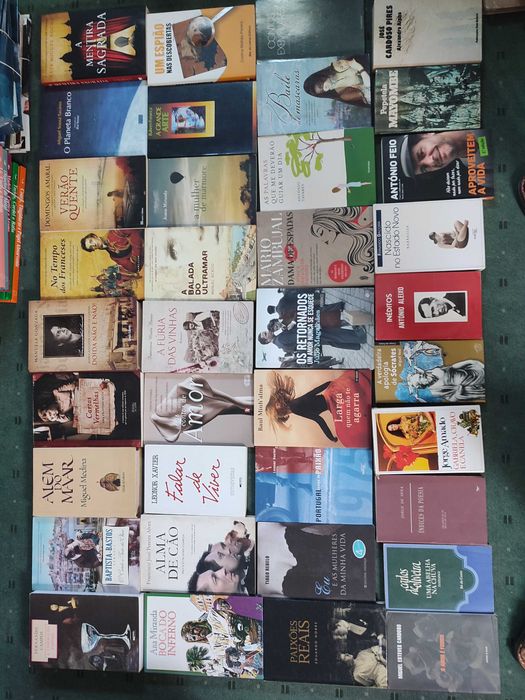 Lote Livros Best Seller Literatura Autores Portugueses e Estrangeiros