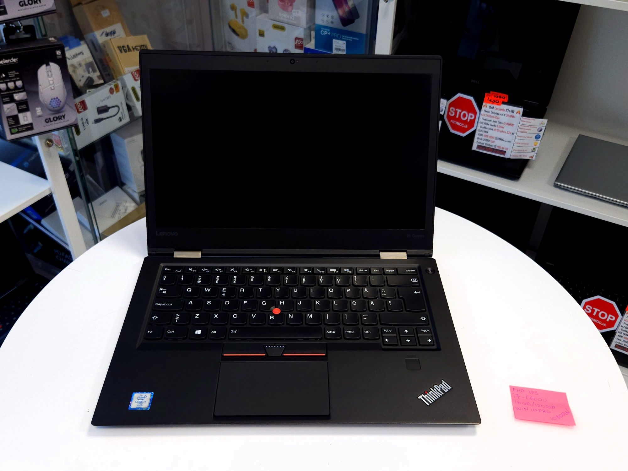 Laptop Lenovo ThinkPad X1 Carbon | FHD | Core i7 | 16GB RAM | W10 PRO