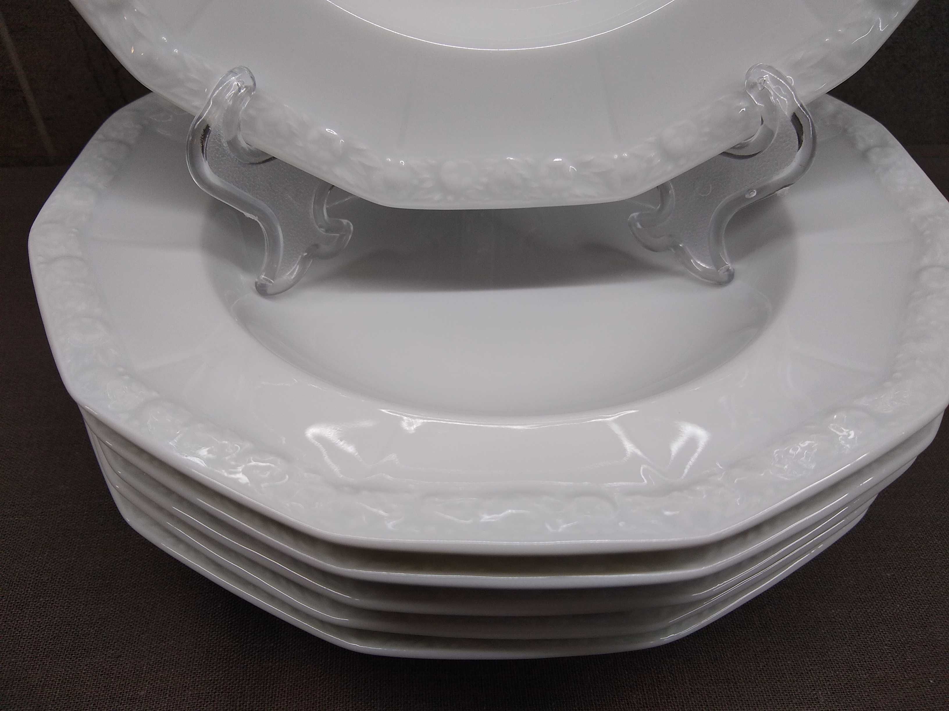 Talerz głęboki Rosenthal Biała Maria Classic 6 szt