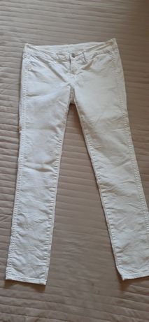 Білі брюки H&M котон