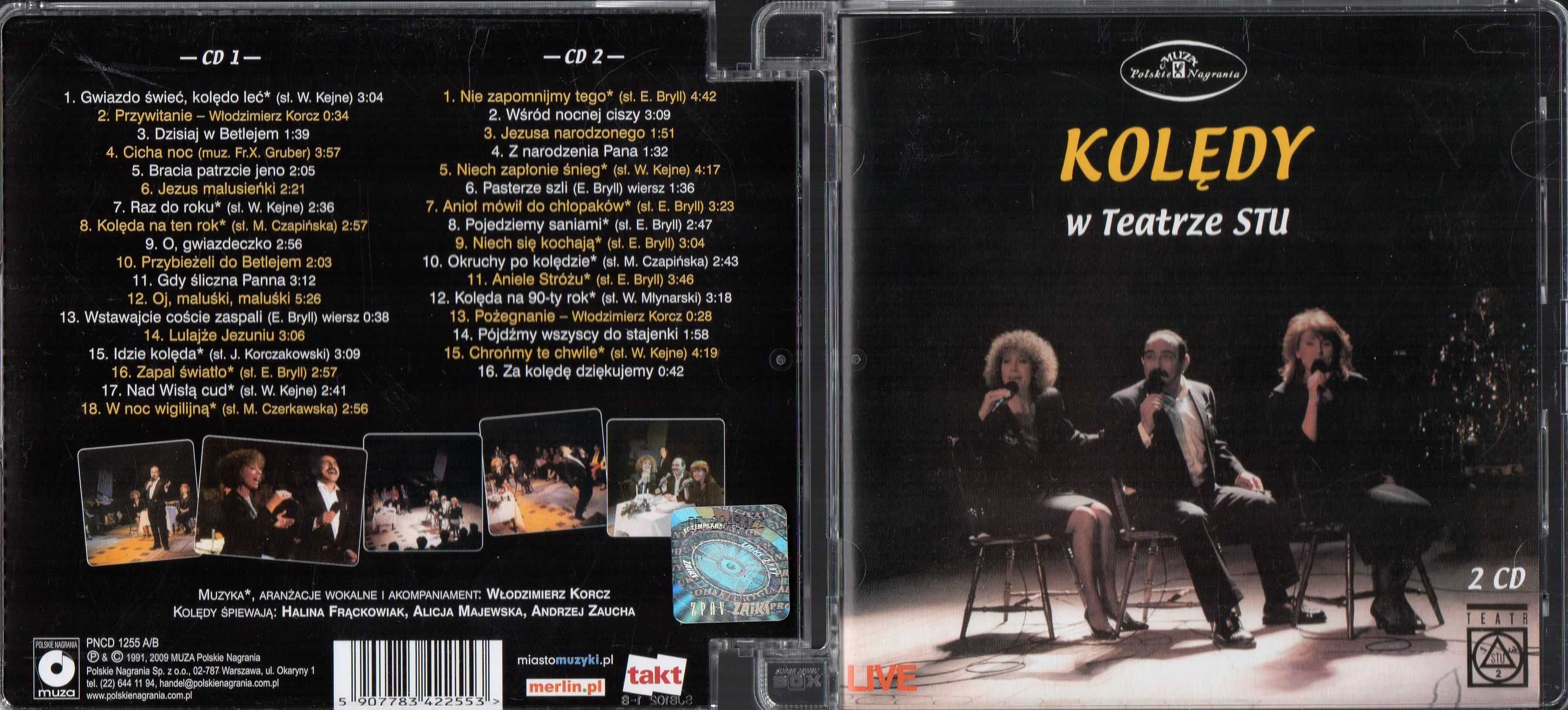 Kolędy w Teatrze STU (Frąckowiak, Majewska, Zaucha) [2xCD]