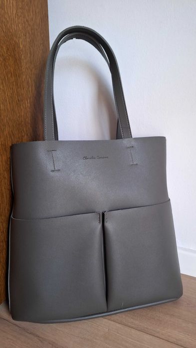 Torebka damska ciemnoszara