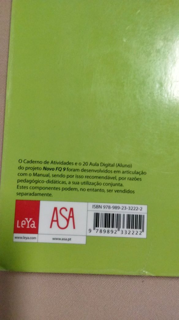 Físico-química 9º caderno de atividades