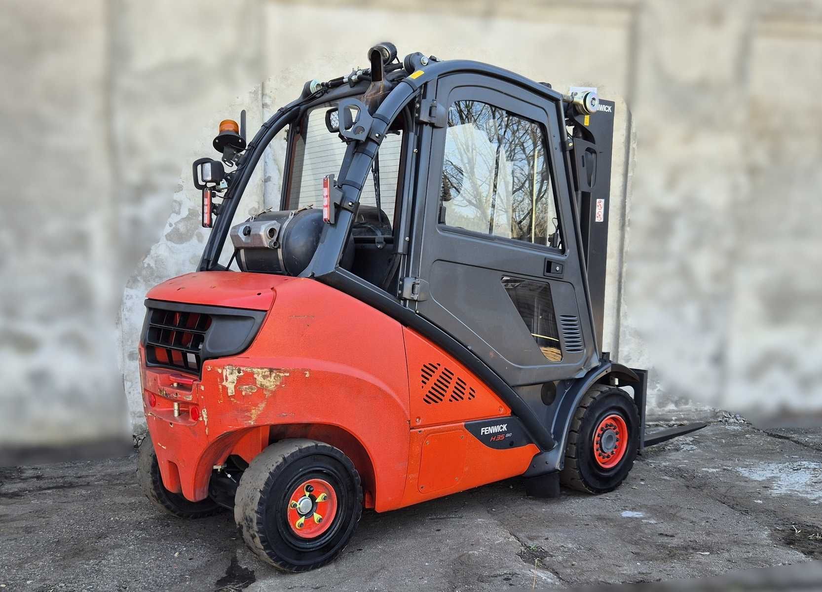 Linde H35 • TRIPLEX • 2017r • 4 sekcje hydr. • wózek widłowy • LEASING