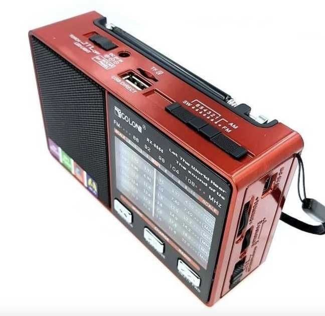 Радиоприемник, радио GOLON RX-8866 с фонариком и USB, есть опт