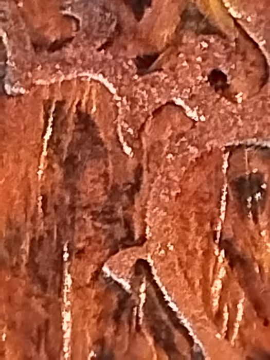 UNIKATOWY OBRAZ - "Ogień i Złoto" (Technika Mieszana)