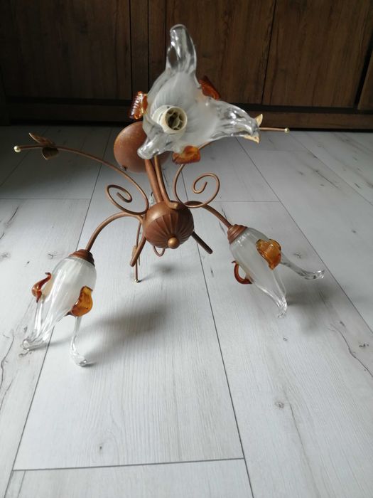 Żyrandol wiszący, 3 żarowki