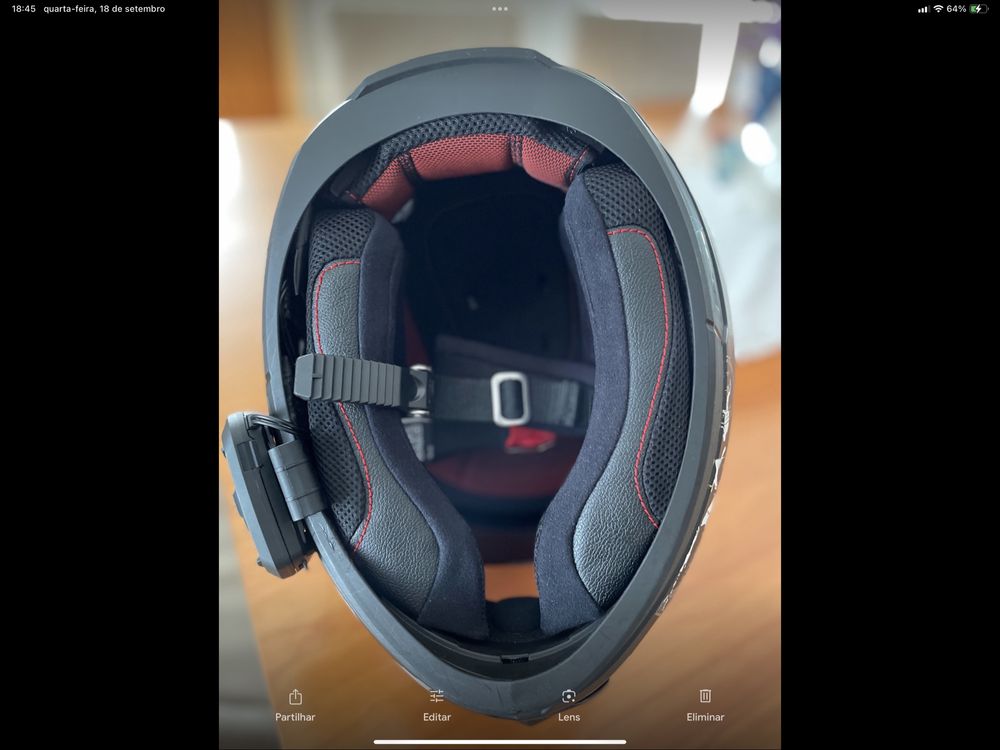 Capacete NOLAN Tamanho M, como novo
