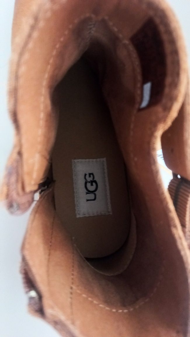 UGG Josefene r. 37 zamszowe brązowe botki