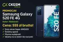 Samsung S20 FE 128gb gwarancja, sklep, fv23%