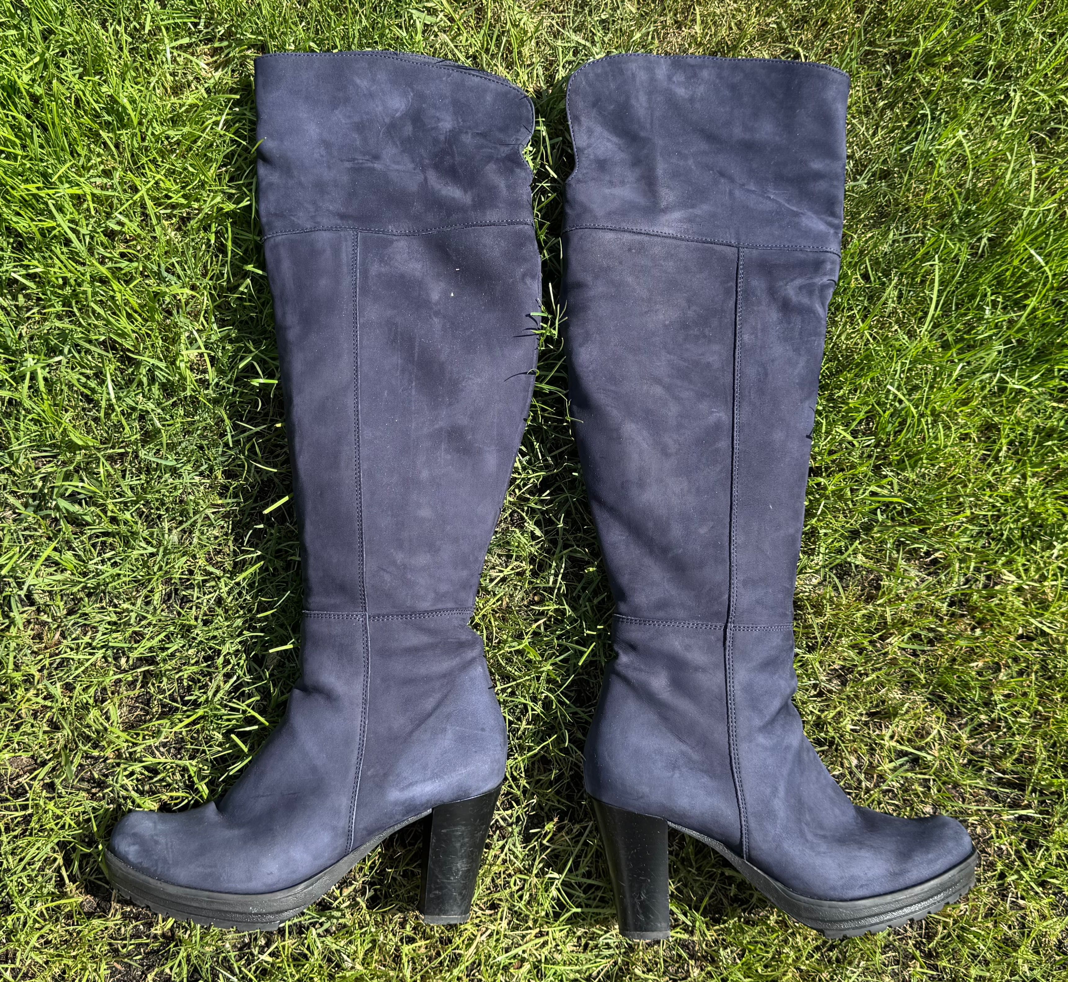 Niebieskie kozaki Zapato 37