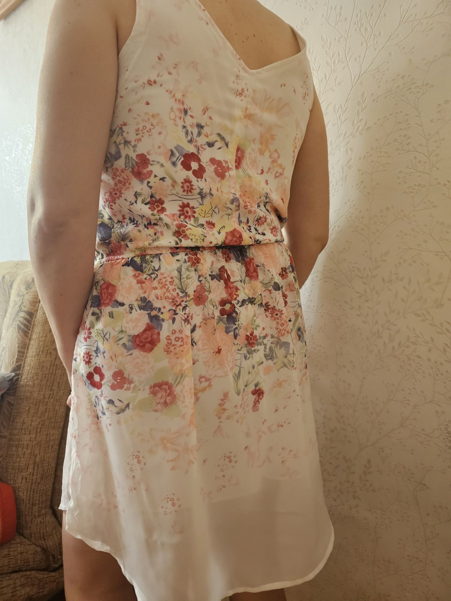 Sukienka damska, sukienka letnia w kwiaty Sinsay XS NOWA