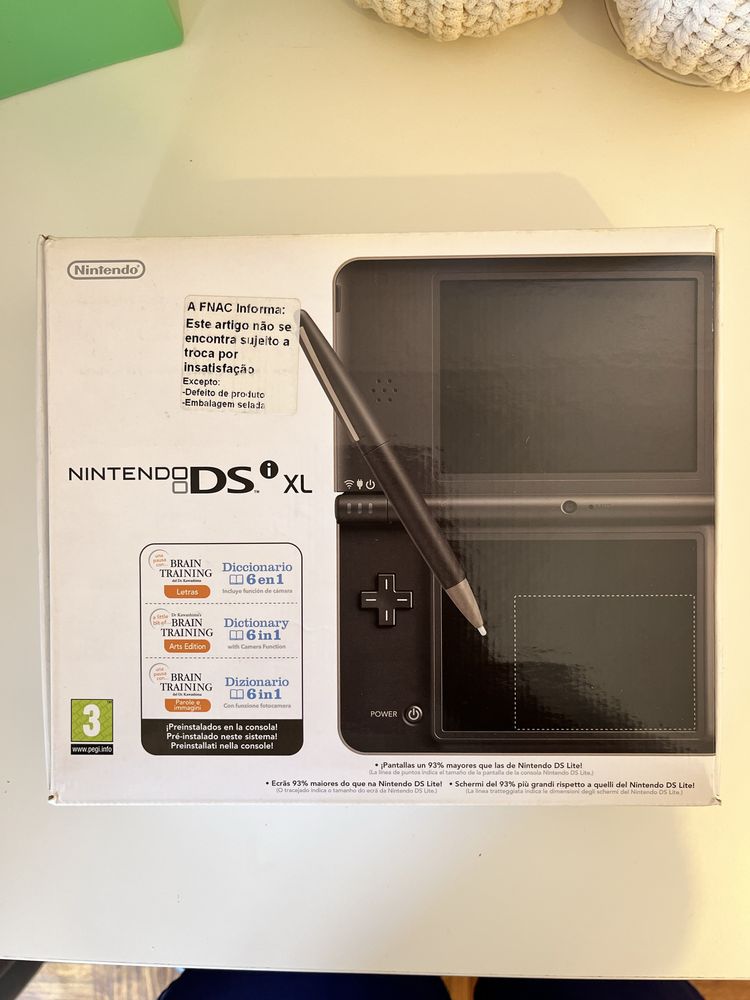 2 Nintendo DSi XL completas com caixa