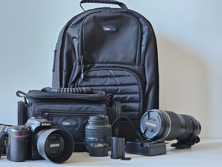 Zestaw Nikon D7500+3 obiektywy [GRATIS karta sd65GB, bateria i plecak]