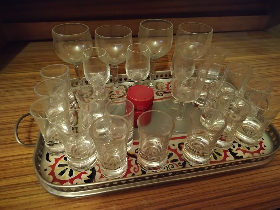 Kieliszki różne pojemności