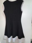 Vestido preto e branco