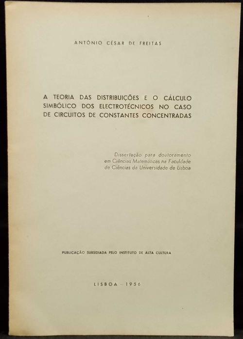 António César de Freitas 1956 Dissertação