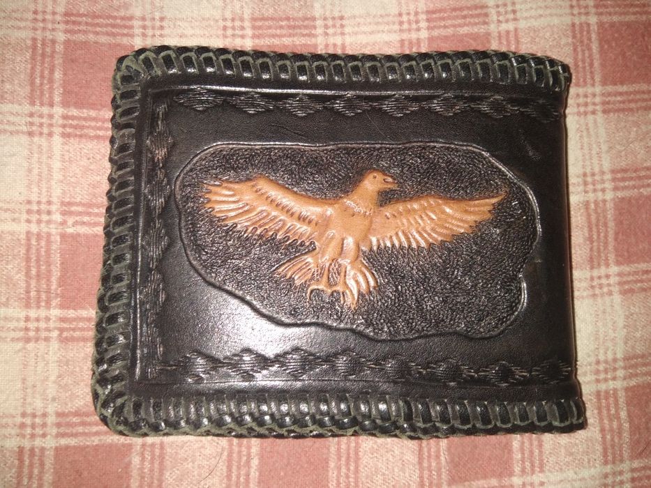 Шкіряний гаманець ручної роботи