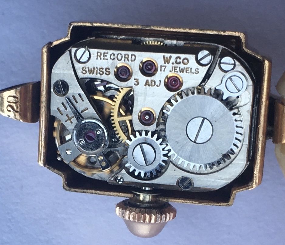 Relógio Record Watch Co. Geneve