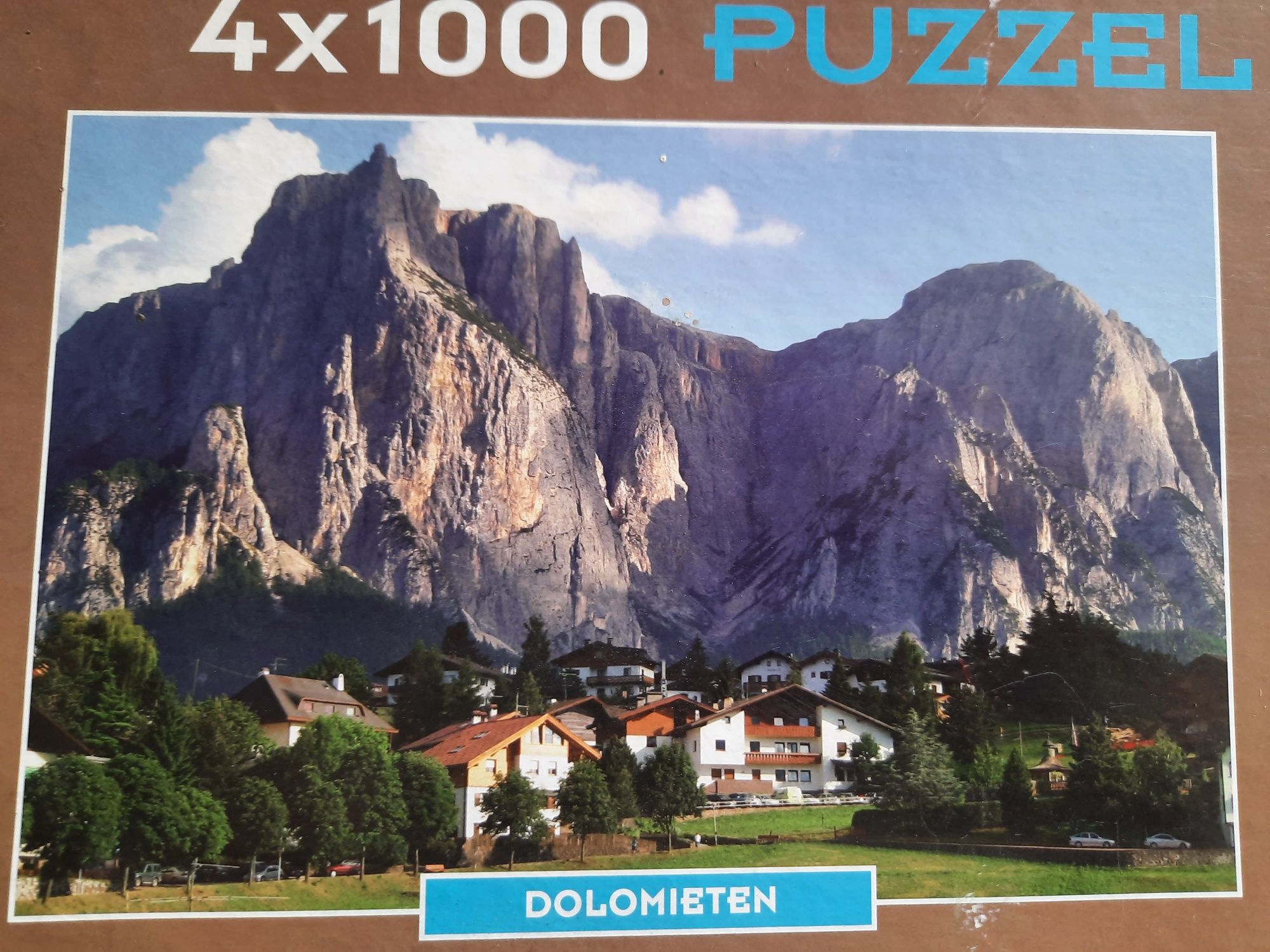 Holenderskie puzzle 4x1000 nowe