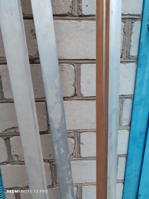 Карниз стеновой алюминиевый двойной