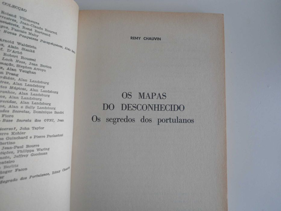 Os Mapas do Desconhecido por Rémy Chauvin