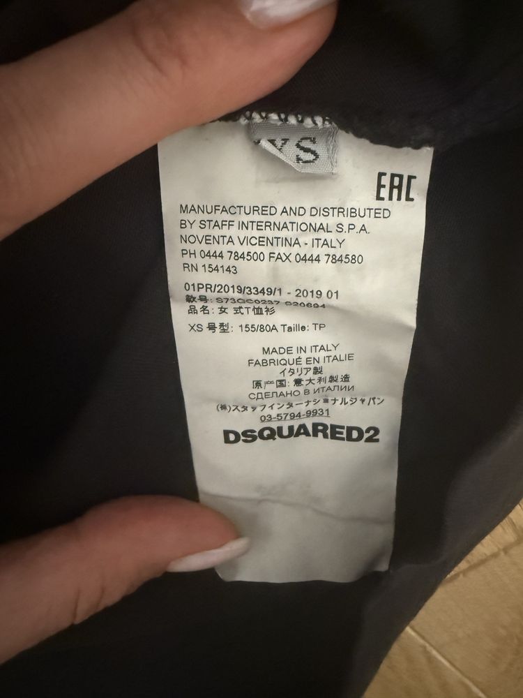 Футболка dsquared 2 новая оригинал