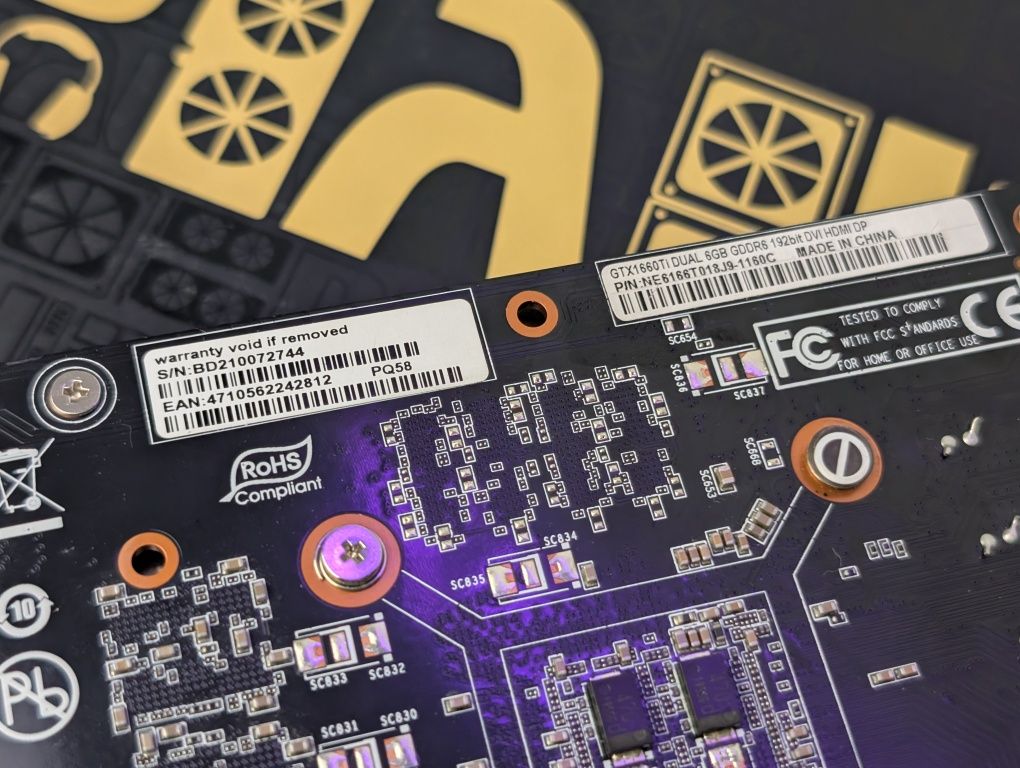 Відеокарта PALIT DUAL GTX 1660Ti 6GB (GDDR6) XPC | Гарантія