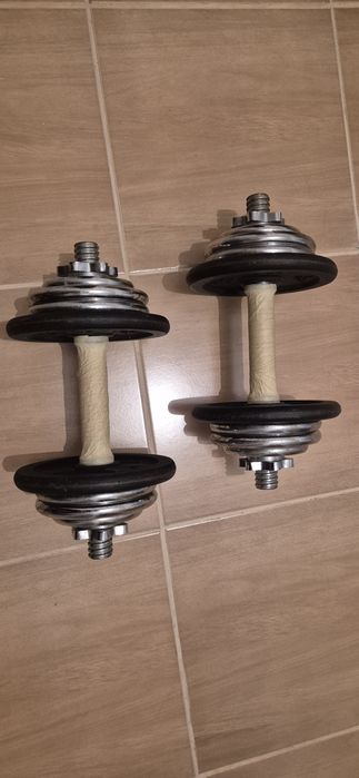 2 conjuntos Alteres 10 kg cada