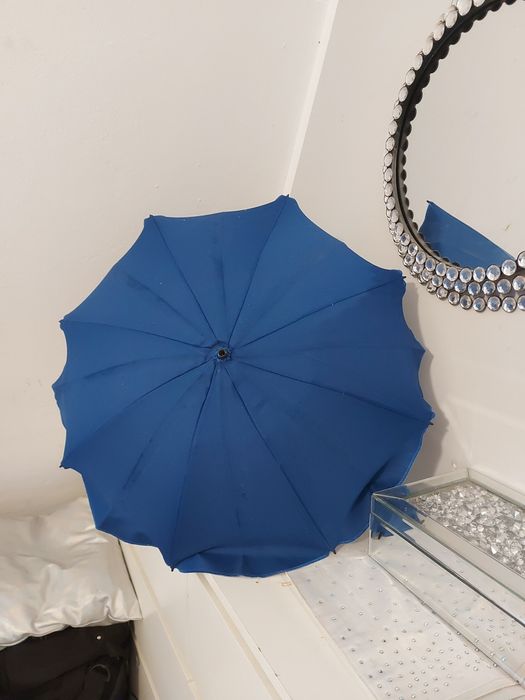 Parasolka parasoleczka z uchwytem do wózka granatowa habrowa uniwersal