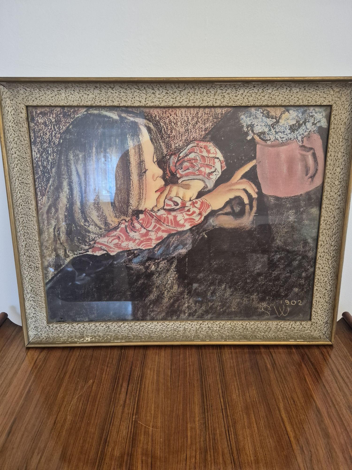 Obraz Helenka z wazonem Stanisław Wyspiański