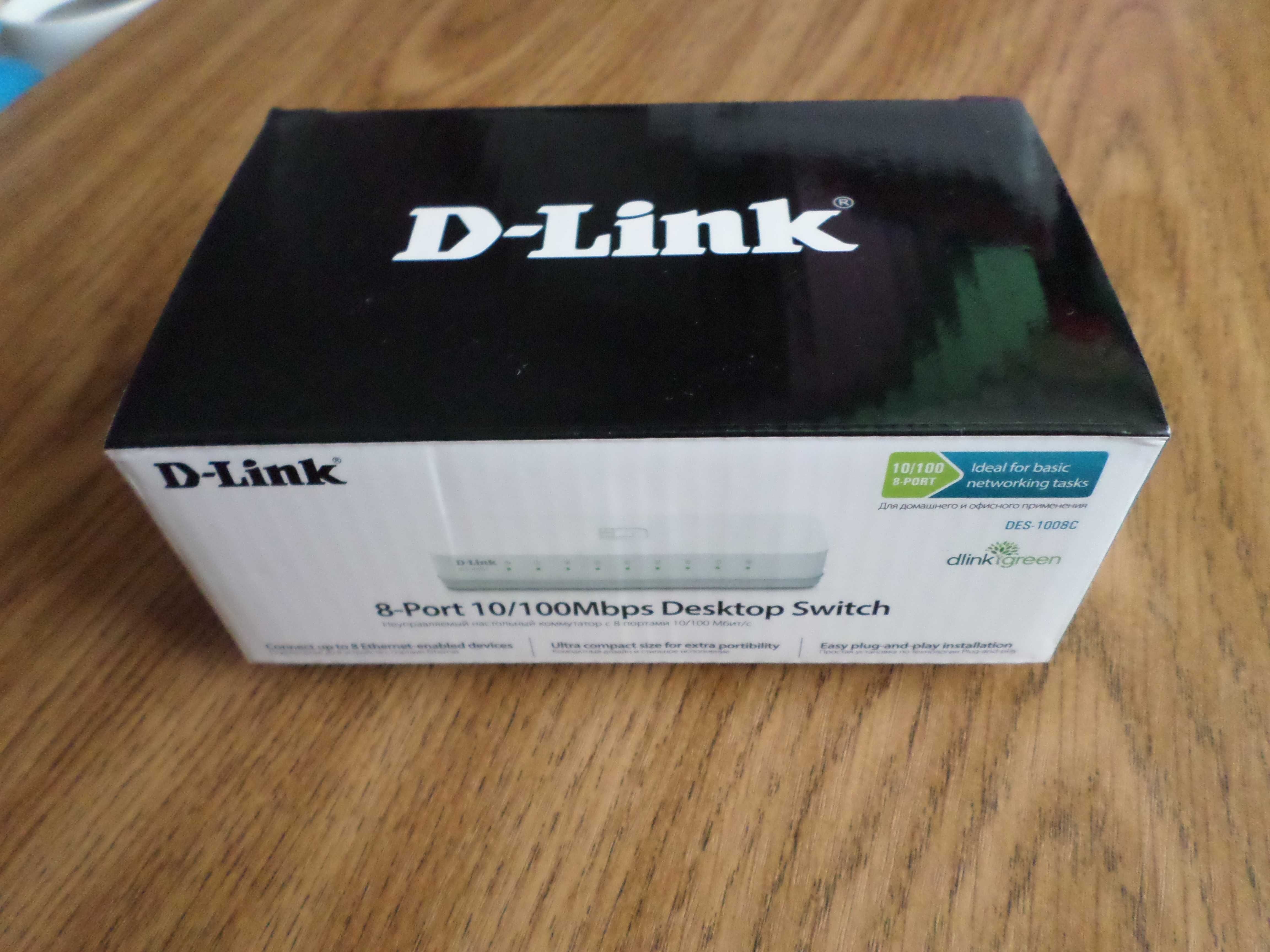 Коммутатор D-Link DES-1008C