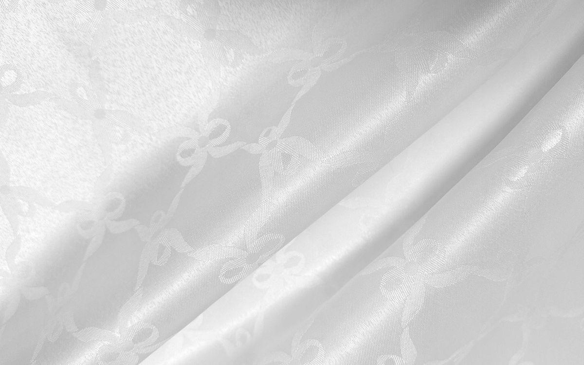 Obrus Biały na Stół Dekoracyjny 160x240 Żakardowy Camille 01