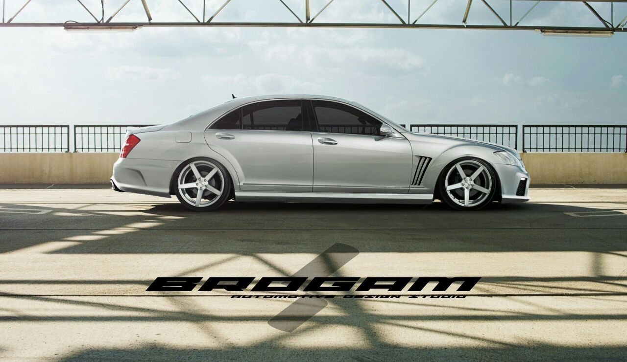 Бампера,пороги,обвес tuning Mercedes s-class w221(карбон)