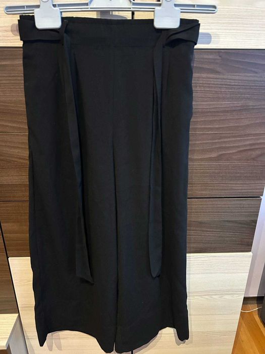 Spodnie eleganckie damskie na sznurek