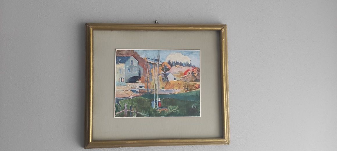 Gauguin Paul obraz reprodukcja  PRL 1965