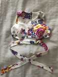 Crop top florido