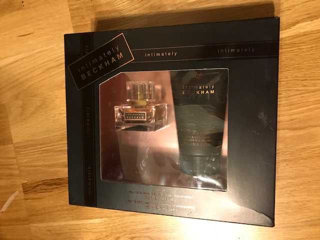 zestaw perfum oraz żel intlmately Beckham