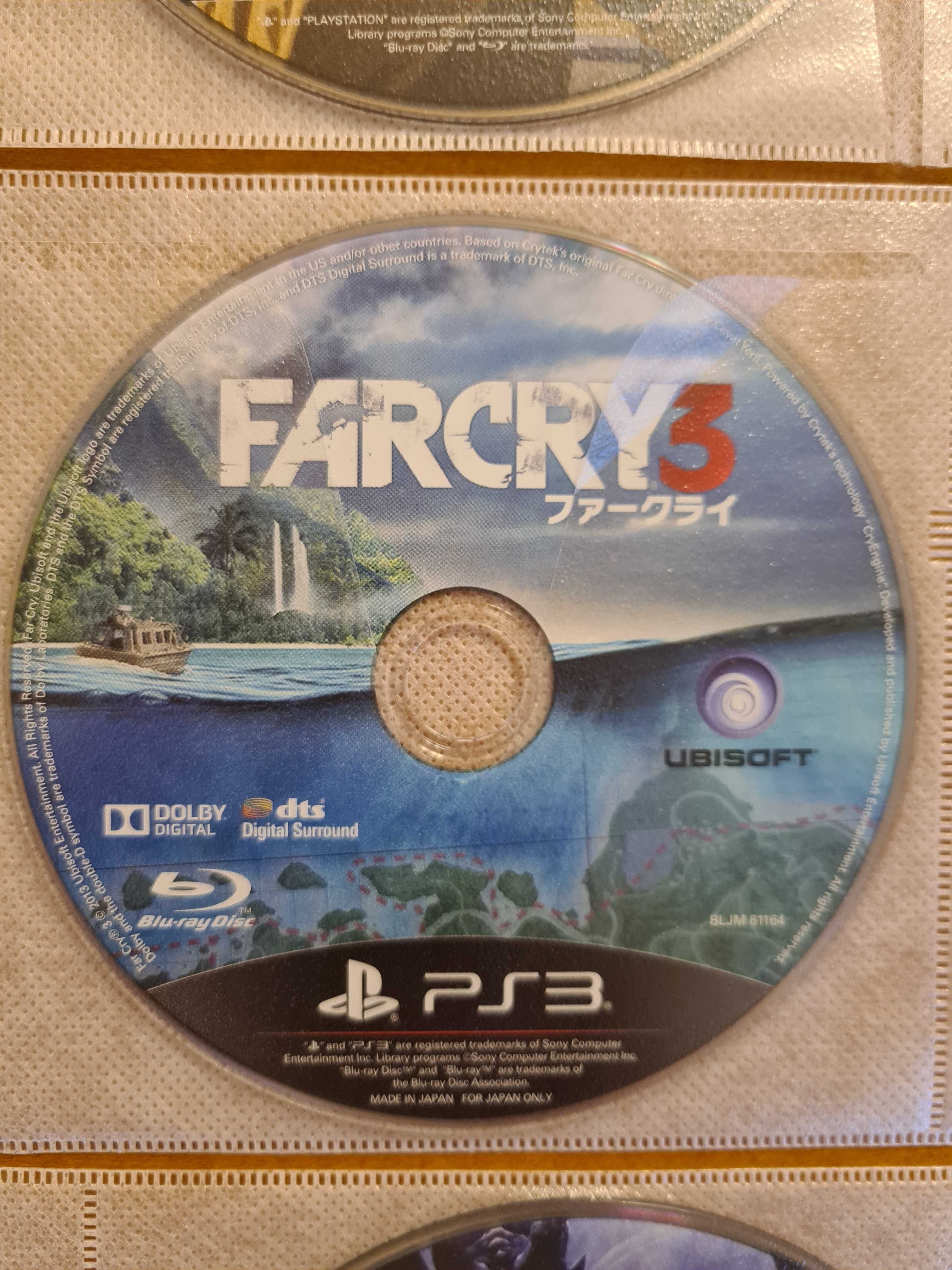 Gry FarCry, GTA IV, GTA V, Dragon's dogma, Uncharted playstation 3 PS3
