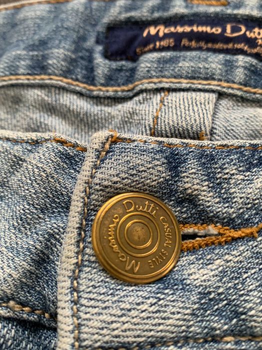 Calças de ganga azuis Massimo Dutti