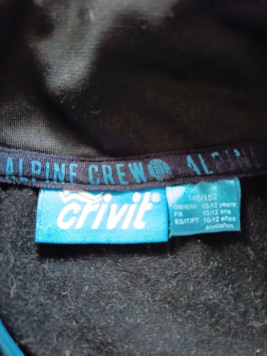 Sportowa bluza termoaktywna przylegająca Alpine Crew Crivit rozmiar S