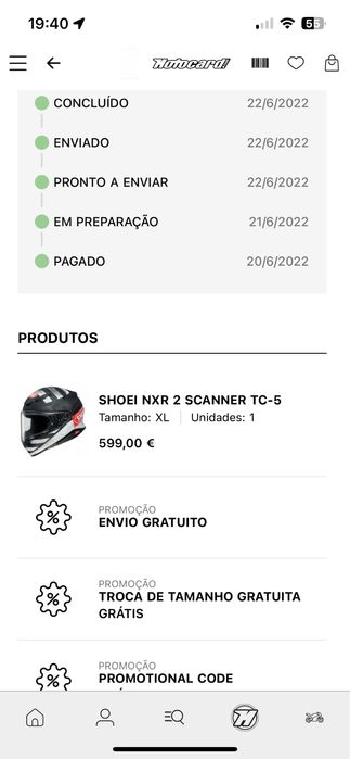 Capacete Shoei NXR2