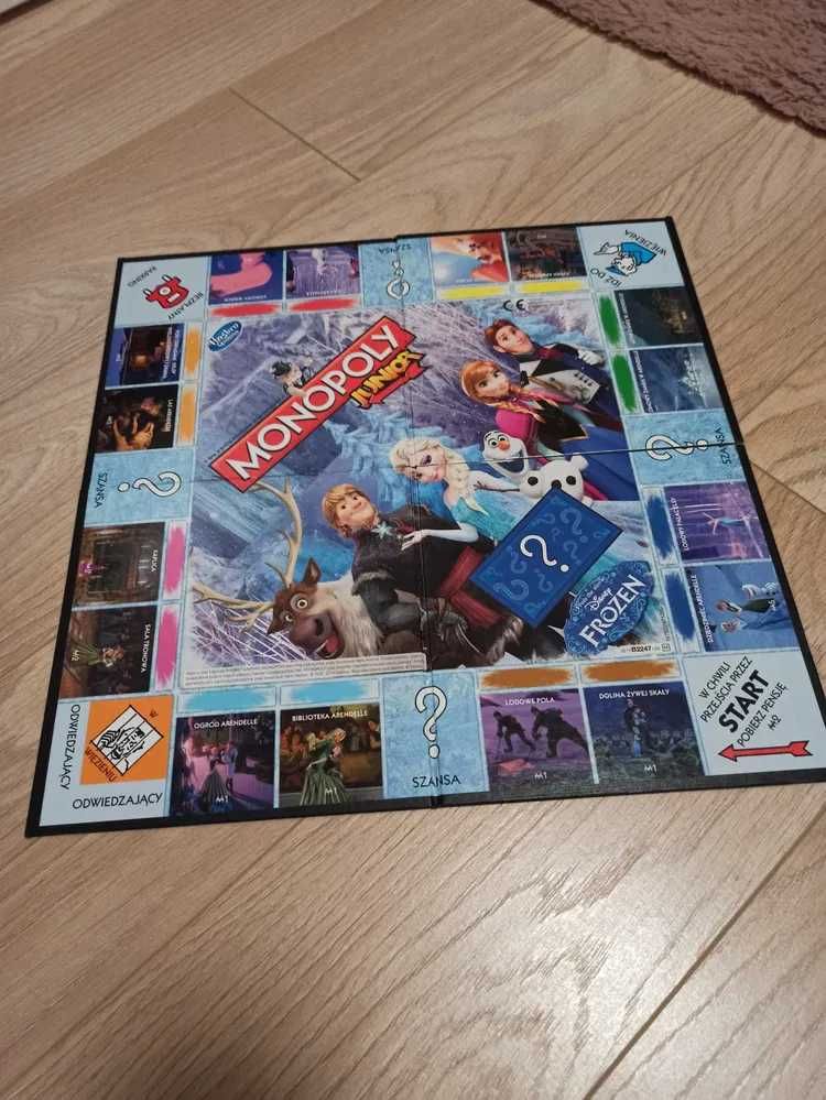 Monopoly Junior Frozen Kraina Lodu dodatkowe figurki