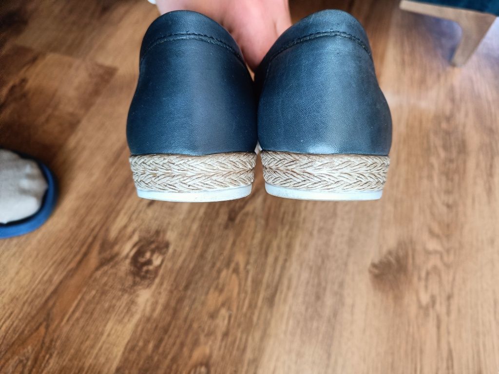 Buty damskie skórzane 38 Gosoft półbuty wiosenne