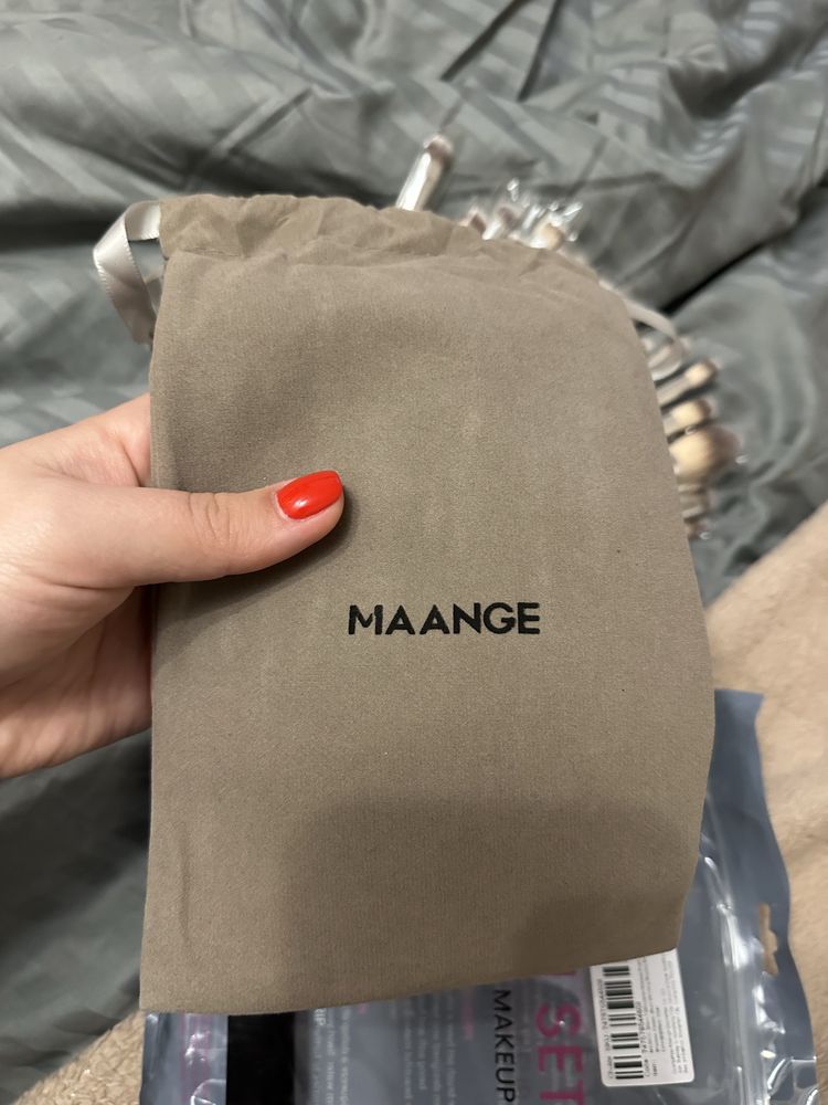 Набір пензлів MAANGE PREMIUM для макіяжу 30 шт чорний