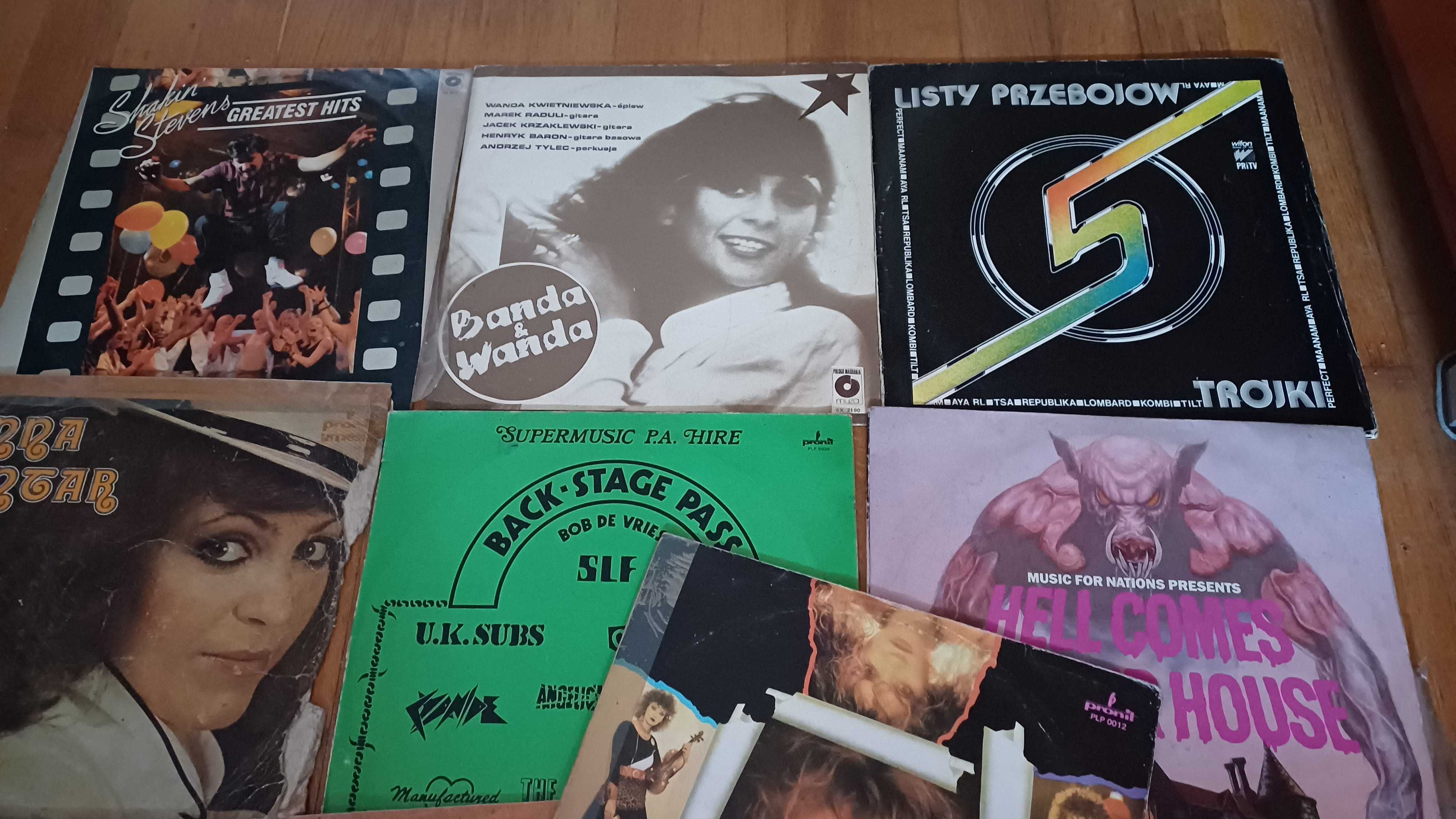 płyty winylowe 13 sztuk ACDC, Mike Oldfield i inne