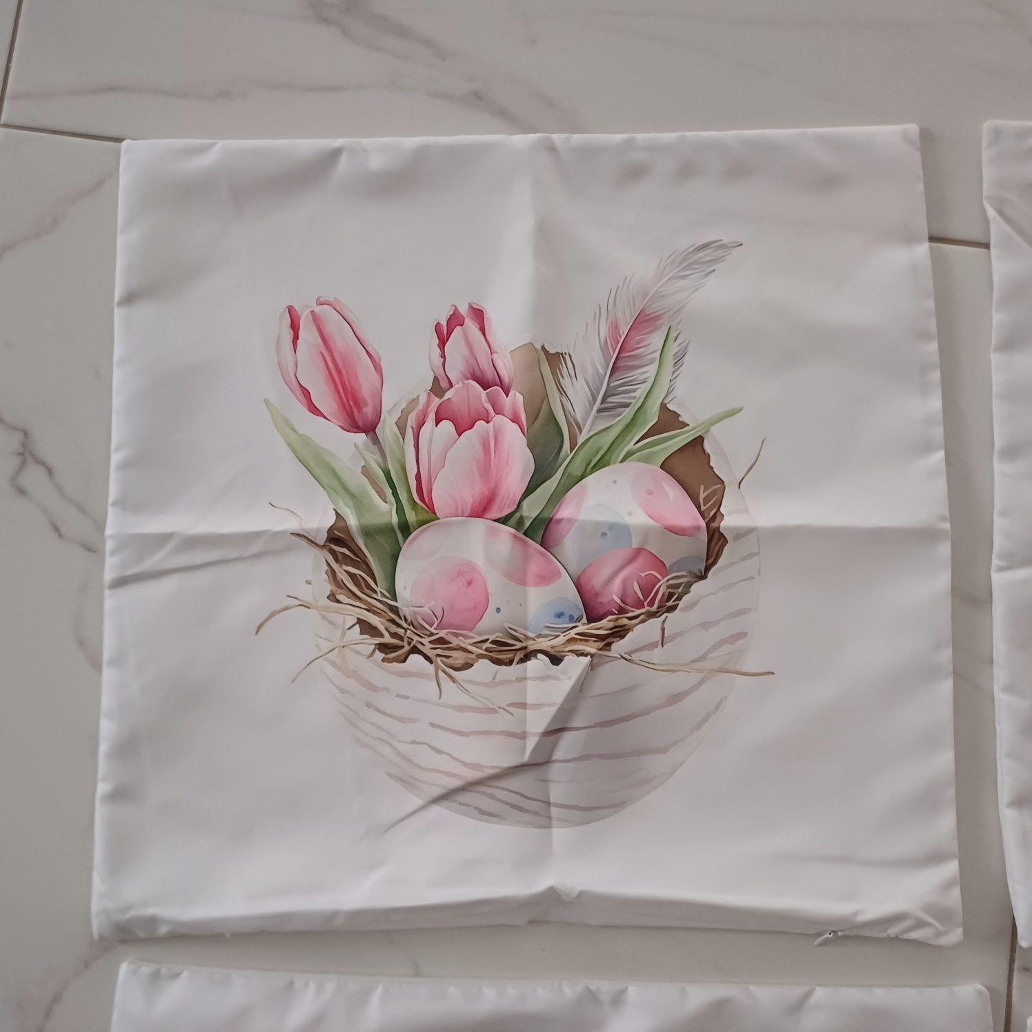 Poszewki na poduszki 45x45 na Wielkanoc wiosnę