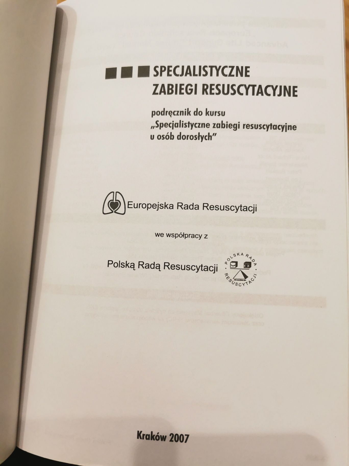 Specjalistyczne zabiegi resuscytacyjne