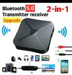 Transmiter nadajnik odbiornik bluetooth aux jack aku okablowanie hit